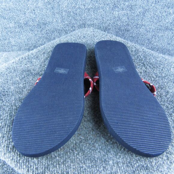 Tommy Hilfiger Twcruzi-x Women Flip Flop Sandal Shoes Sz 11 Medium Red Synthetic - Picture 9 of 9
